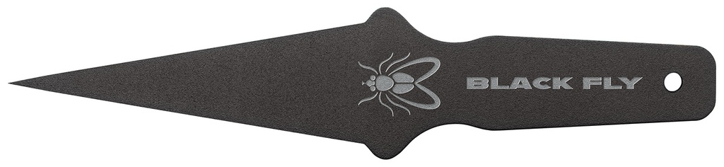 Cold Steel CS80STMA Black Fly Thrower Fixed Plain Black 1055 Carbon Steel Blade/Handle