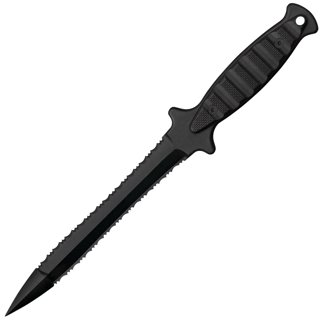 Cold Steel CS-92FMA FGX Wasp 7" Fixed Serrated Black Griv-Ex Blade & Handle