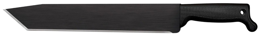 Cold Steel CS97BTMS Tanto  13" Black Matte Baked-On Anti Rust 1055 Carbon Steel Blade/ Black Polypropylene Handle 15.63" Long Includes Sheath