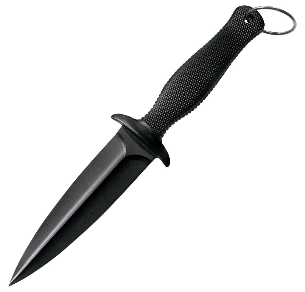 Cold Steel CS-92FBA FGX Boot Blade II 5" Fixed Plain Black Griv-Ex Blade/Black Checkered Kray-Ex Handle