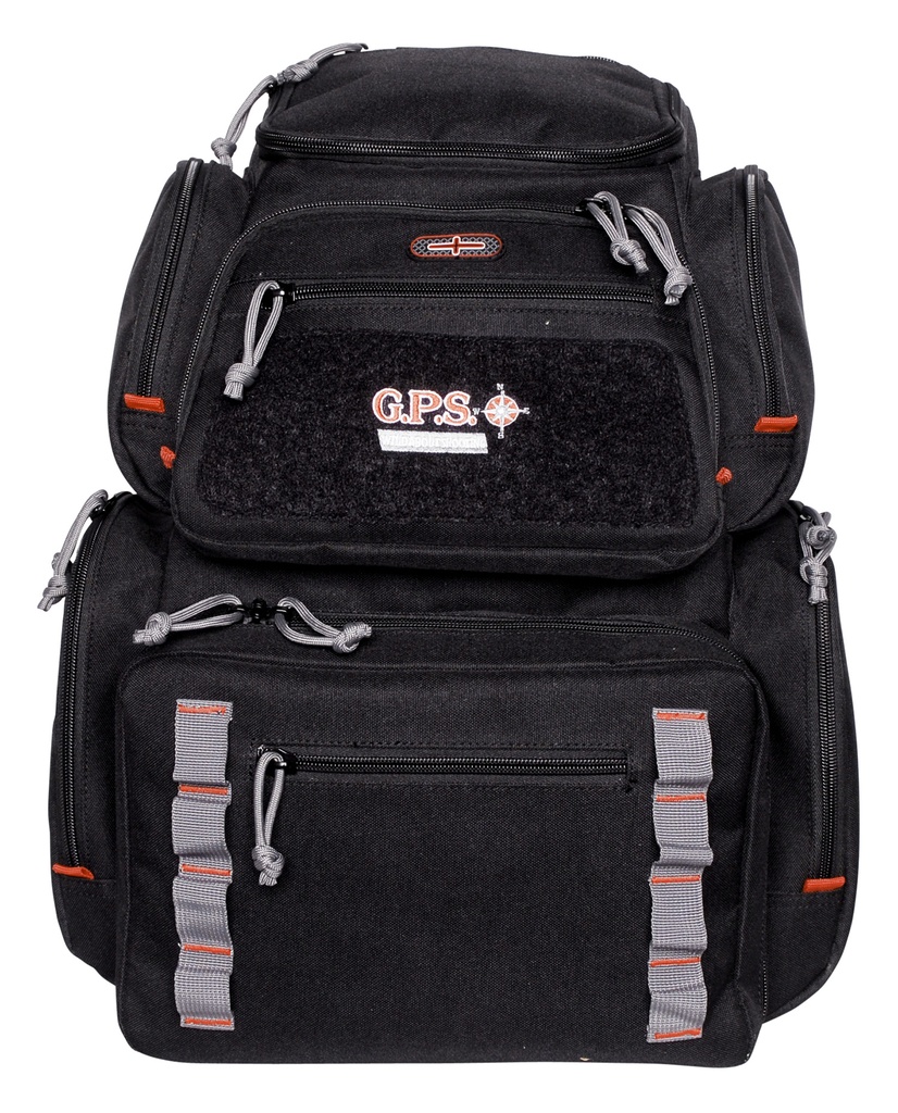 G*Outdoors GPS Bags 1712BPB Pistolero  Black/Gray Holds 5 Handguns