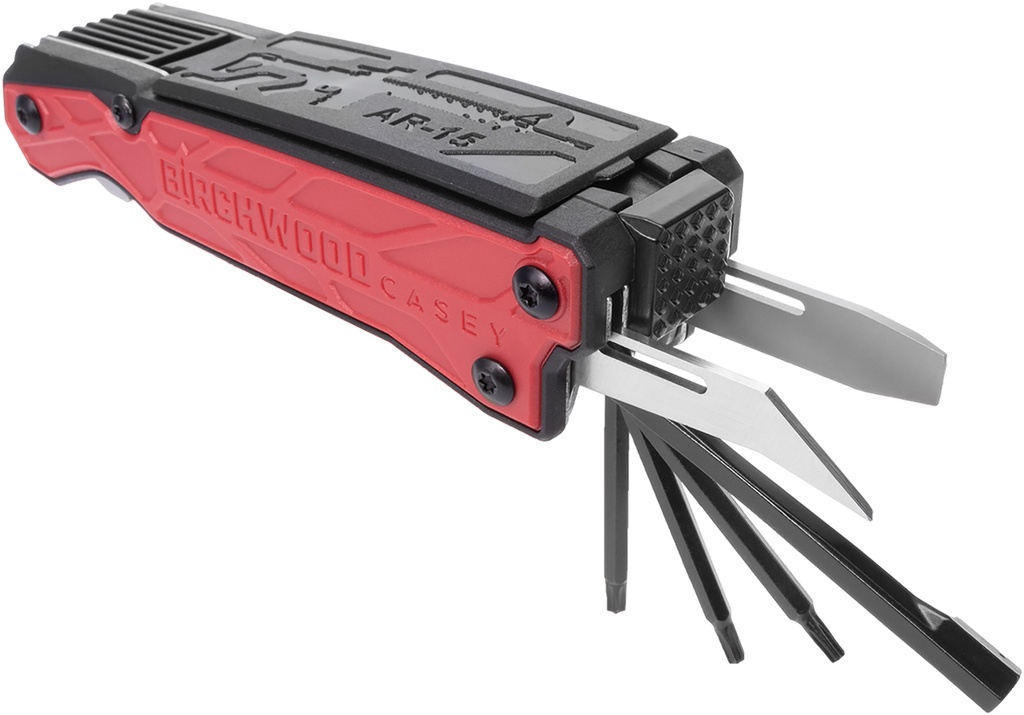 Birchwood Casey ARMT AR  Black/Red Folding AR-15