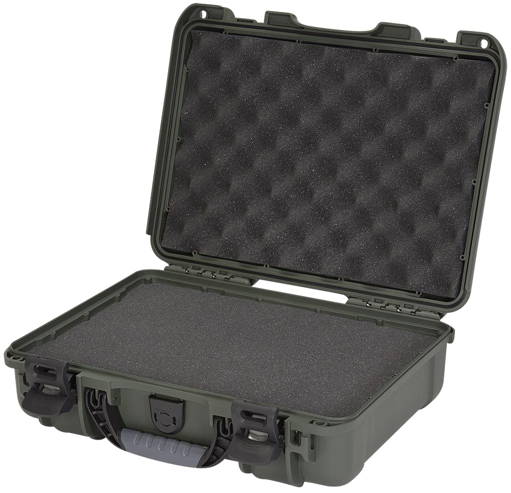 Nanuk 9101006 910  Waterproof Olive Resin w/ Foam Padding&Airline Approved
