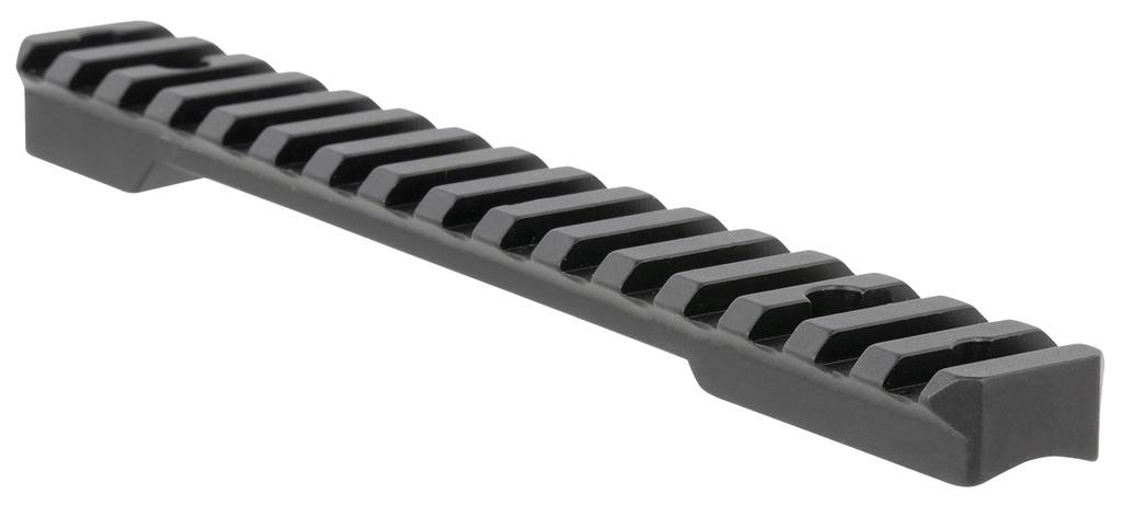 Talley PLM258763 Fierce Picatinny Rail  Black Anodized Long Action 20 MOA