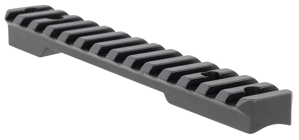 Talley PSM258763 Fierce Picatinny Rail  Black Anodized Short Action 20 MOA
