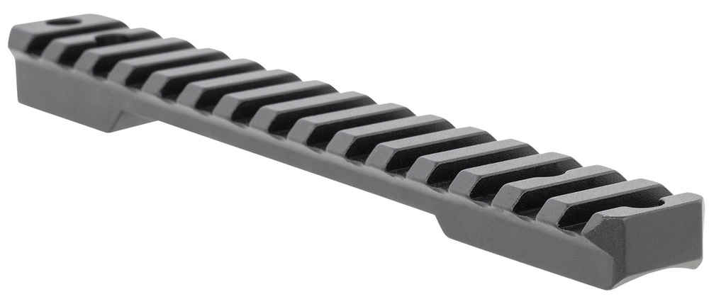 Talley PLM258779 Fierce Rivalry Picatinny Rail  Black Anodized Long Action 20 MOA