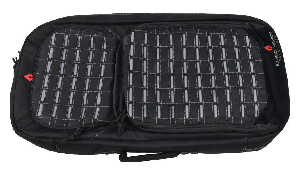 Advance Warrior Solutions FR28RBPBL/GR Frame  28" L Backpack with Side Handle, Black Polyester for Tactical Rifle, Molle Front