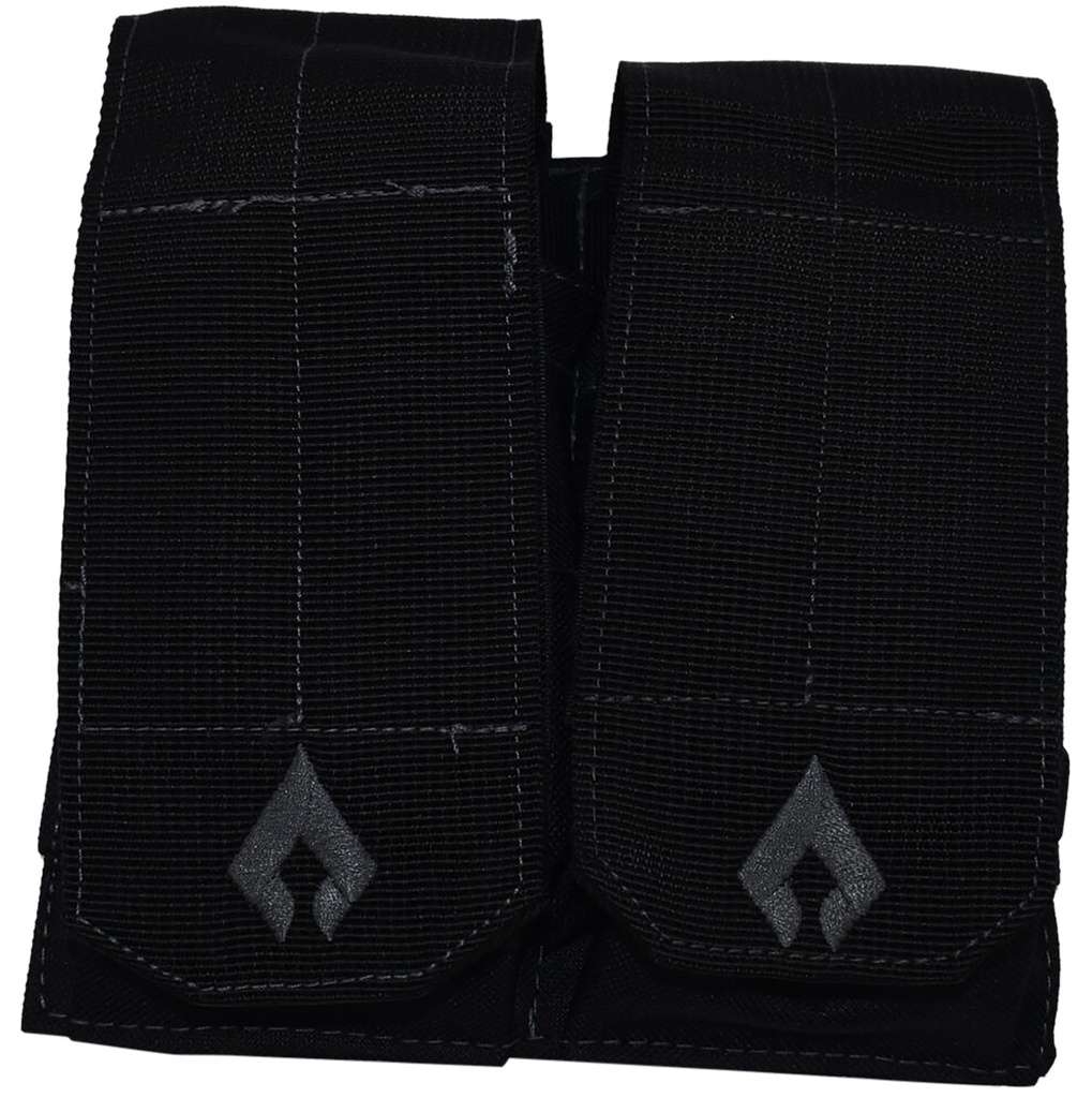 Advance Warrior Solutions AROTTMPBL Double Mag Pouch Open Top Black MOLLE