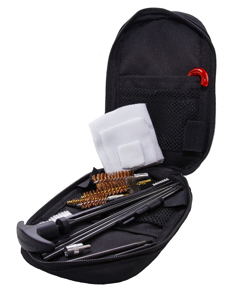 Kleen-Bore KleenBore KB3G 3 Gun Tactical Kit .223 Rem/ 5.56 NATO/ 9mm/ 12 Gauge Handguns/Rifles/Shotguns Bronze/Nylon Bristles