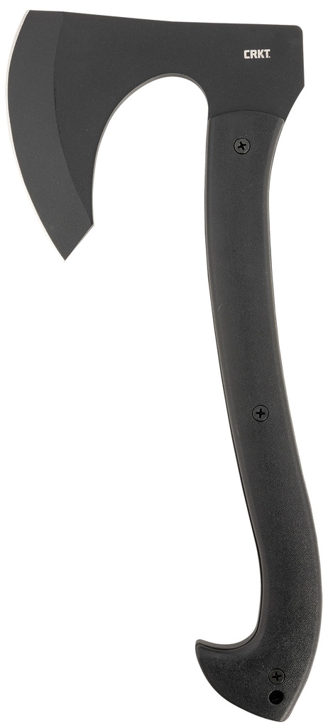 Columbia River CRKT 2917 Skeggox  4.83" Plain Axe w/Beard, SK-5 Steel Blade, Black Contoured GRN Handle, 12.94" OAL