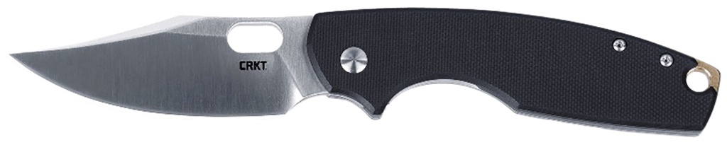Columbia River CRKT 5321 Pilar IV 3.09" Folding Plain Satin D2 Steel Blade/Black/SS G10/SS Handle Includes Pocket Clip
