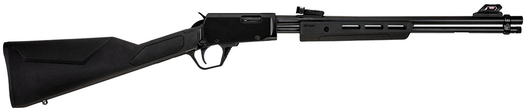 Rossi  Gallery  Pump 22 WMR 12+1 20", Black, Polished Steel Barrel/Rec, Synthetic Stock, Fiber Optic Sights