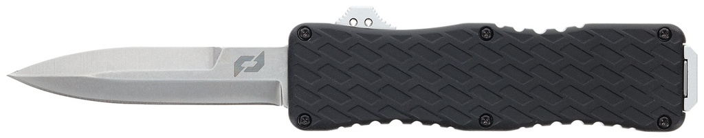Schrade 1135967 Uproar  D/A OTF Bayonet Plain Satin D2 Steel Blade 4.25" Aluminum Handle