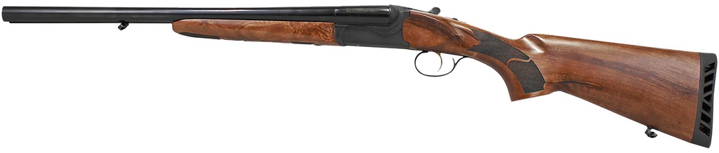 OAKS WHOLESALE DIST/IVER Iver Johnson Arms IJ800-20 IJ800  12 Gauge Break Open 3" 2 Shot 20" Black Side By Side Barrel, Black Steel Receiver, Fixed Walnut Wood Stock, Ambidextrous