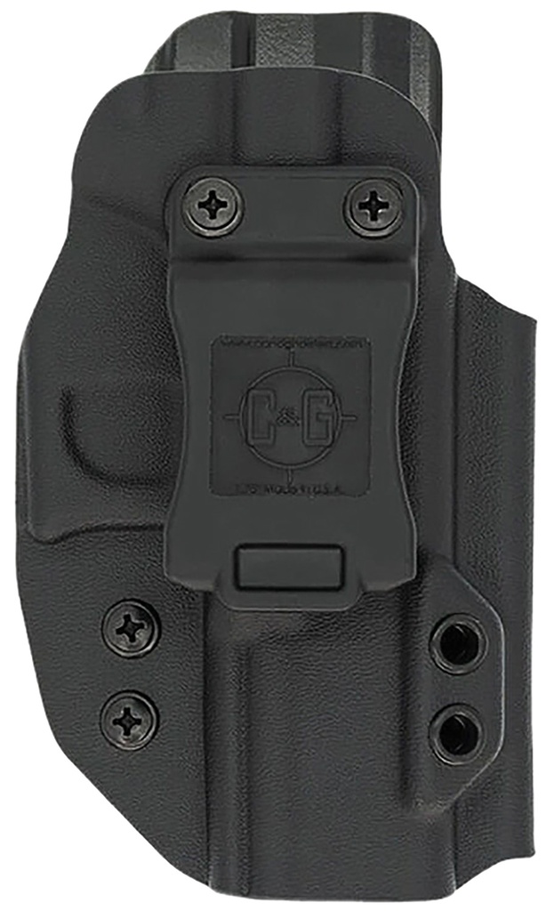 C&G Holsters 0526100 Covert  IWB Black Kydex Belt Clip Fits S&W Shield 9/40
