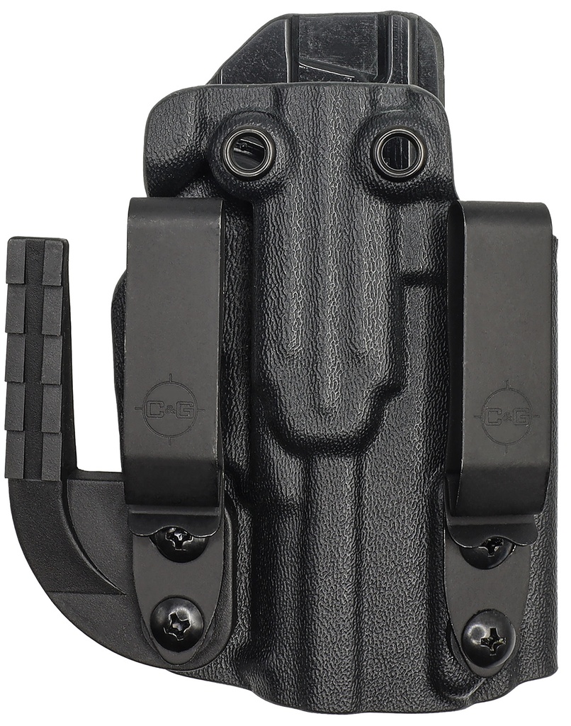 C&G Holsters 0258100 Covert  IWB Black Kydex Belt Clip Fits Sig P365