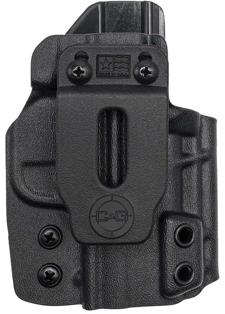 C&G Holsters 0952100 Covert  IWB Black Kydex Belt Clip Fits Springfield Hellcat Right Hand