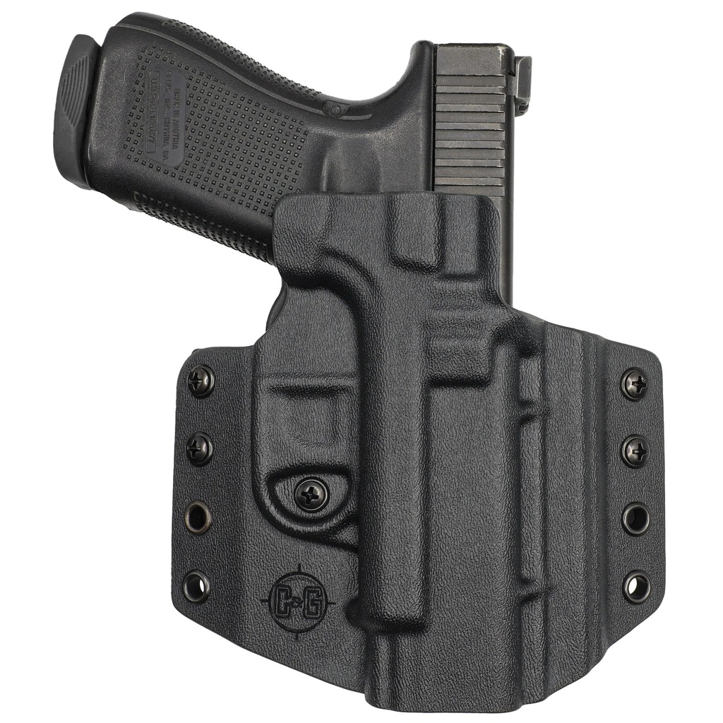 C&G Holsters 1850100 Covert  OWB Black Kydex Belt Loop Fits 1911 Government 5"