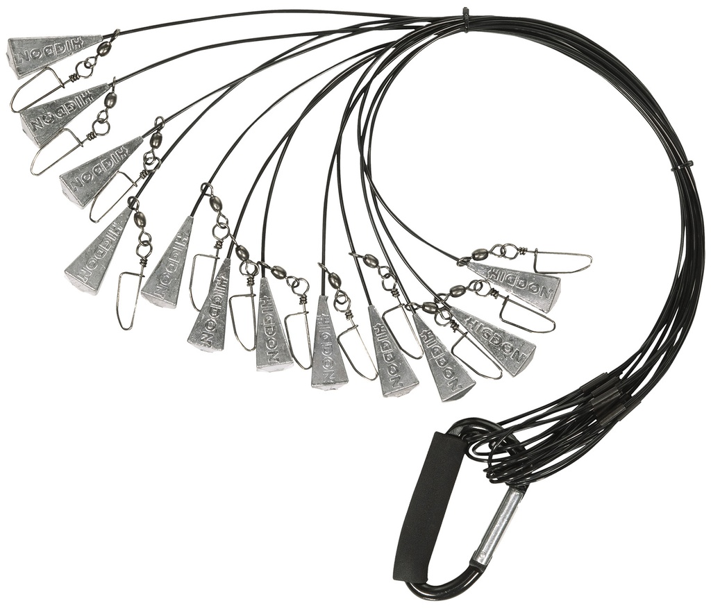 Higdon Outdoors 30321 Battleship Rig  Black 18" Long 12 Pack