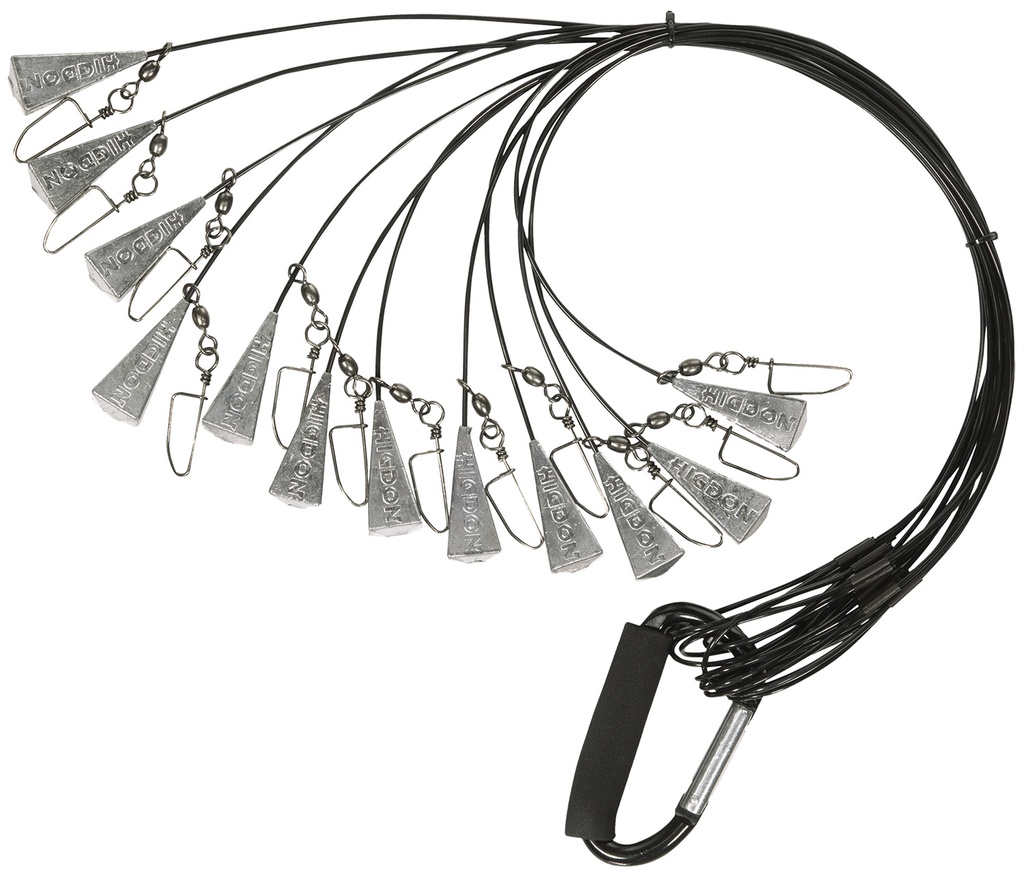 Higdon Outdoors 30330 Battleship Rig  Black 54" Long 12 Pack