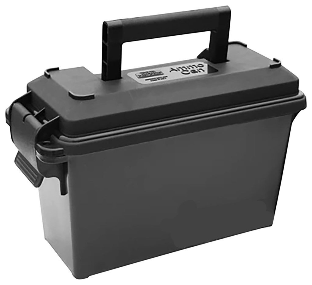 MTM Case-Gard AC30T40 Ammo Can Tall 30Cal Black Polypropylene