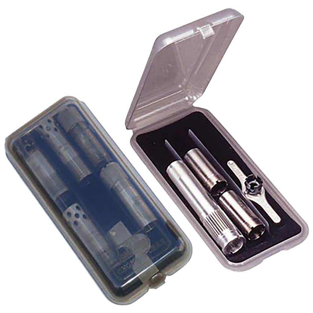 MTM Case-Gard CT9-41 Choke Tube Case  Clear Holds 6 Extended/9Short Tubes Chokes Polypropylene