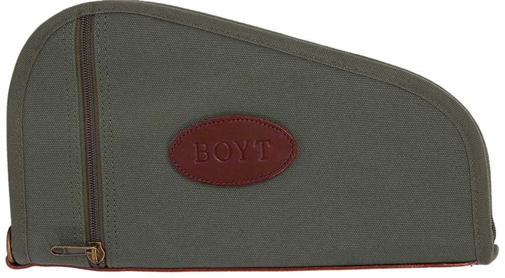 Boyt Harness PP41OD Heart-Shaped Pistol Case OD Green Canvas Holds Handgun