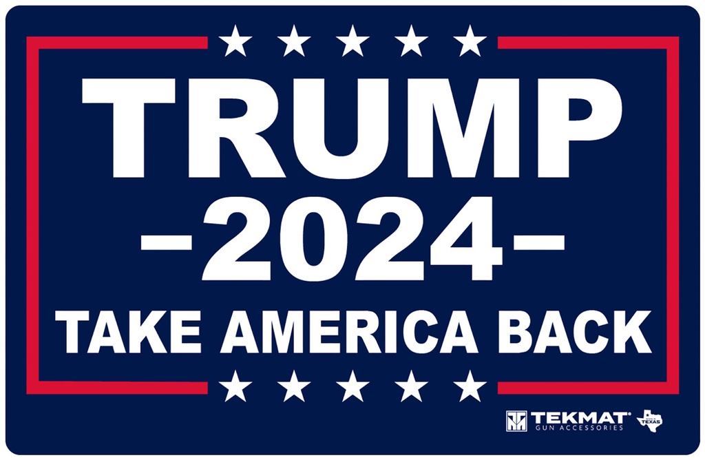BECK TEK, LLC (TEKMAT) TekMat TEK42TRUMPMAGA Trump 2024 Door Mat Rubber 25"x42"