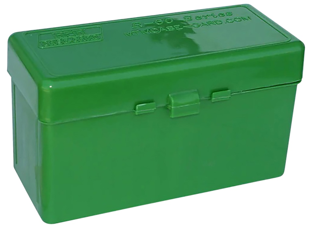 MTM Case-Gard RM6010 Ammo Box Flip-Top 308Win/220Swift/243Win Green Polypropylene 60rd