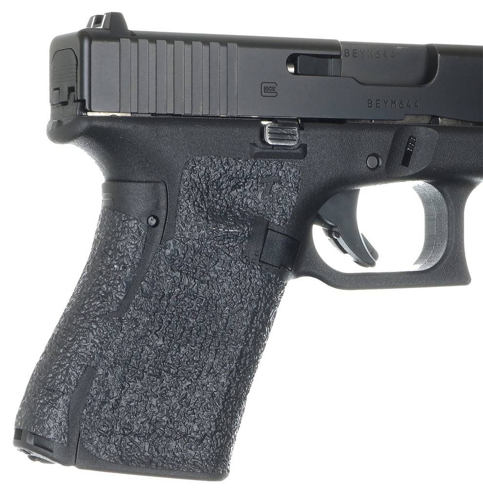 Talon Grips EV02R Adhesive Grip  Textured Black Rubber, Fits Compact Glock Gen 5 (19, 23, etc.)