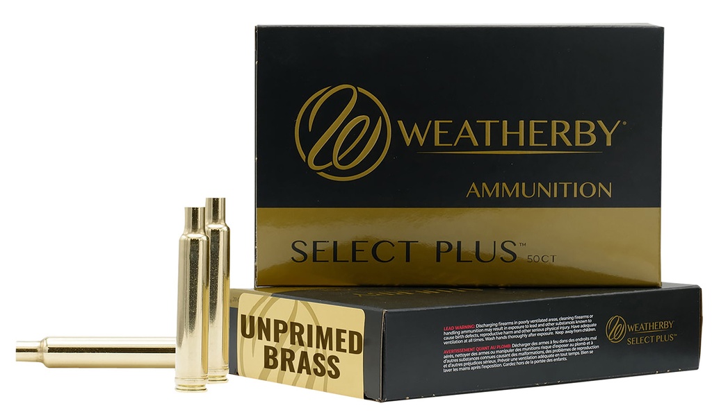 Weatherby BRASS7PRCCT50 Unprimed Cases  7mmPRC Rifle Brass 50/Box