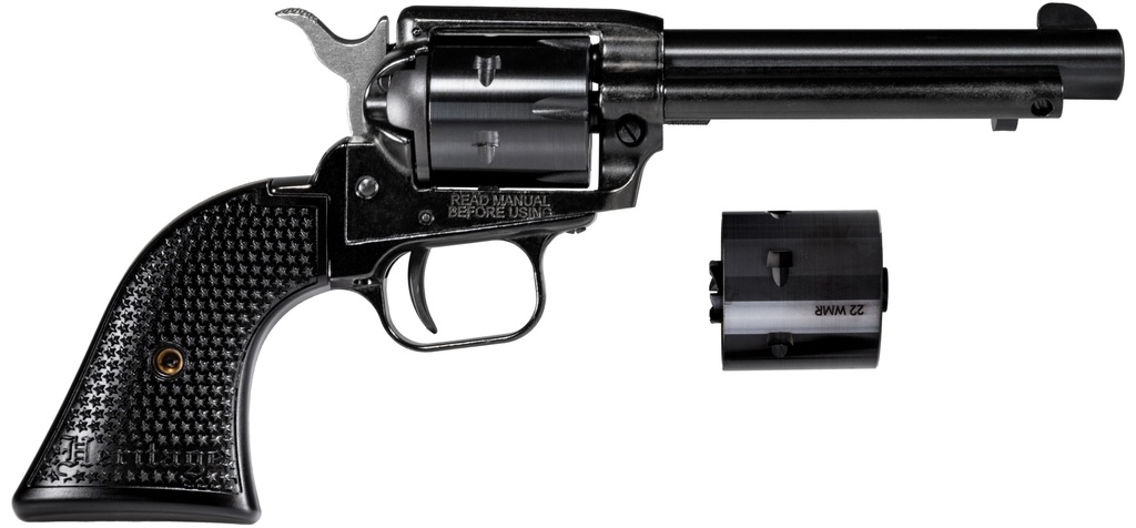 Heritage Manufacturing 22LR/22M BLUE 4.75" FS POLY