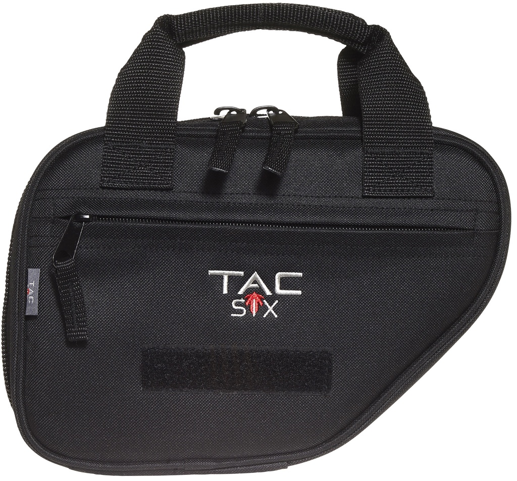 Tac Six 10940 Battalion Handgun Case 10" Long Black Neoprene Holds 1
