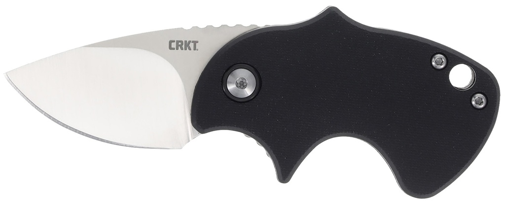 Columbia River CRKT 7930 Orca  Compact 1.79" Folding Plain Satin D2 Steel Blade, Black GREEN Handle