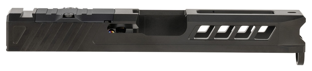 True Precision Inc TPG19SBCRMR Axiom Optic Cut Slide Fits Glock 19 Gen1-3 Black DLC Anodized 416R Stainless Steel