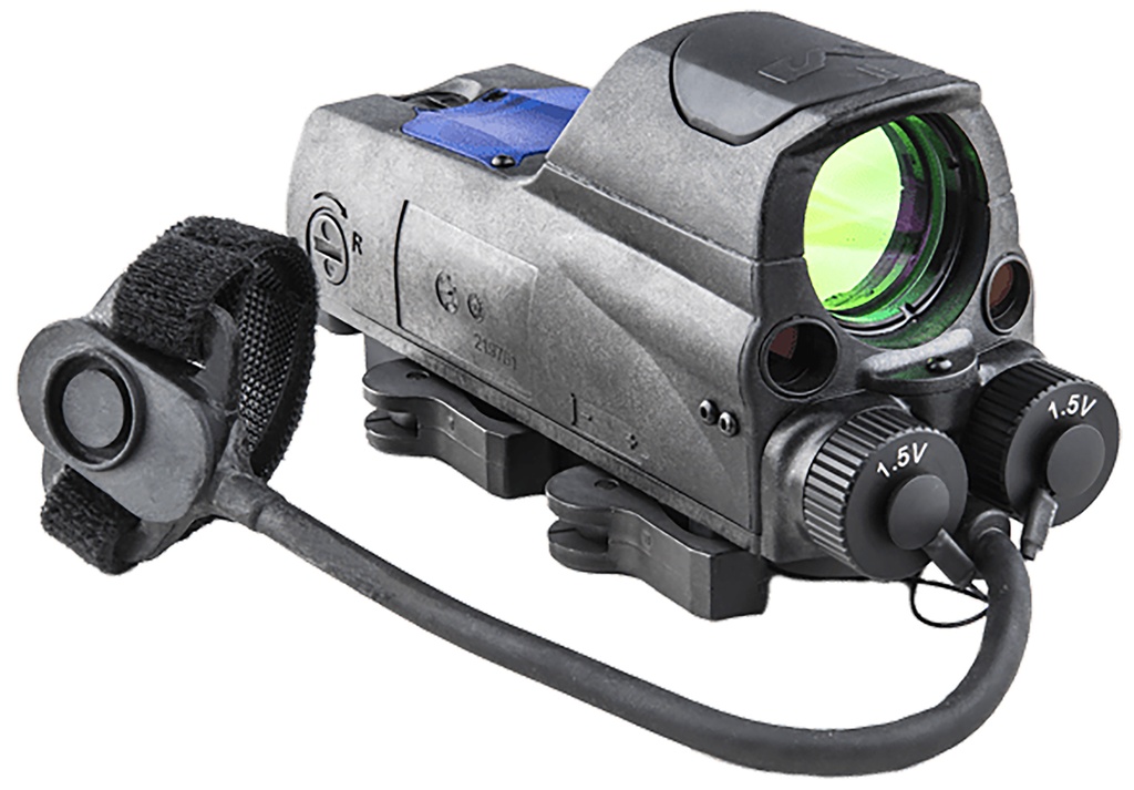 MEPRO USA LLC Meprolight USA 0687703 MOR PRO  Black 1 x 30 mm 2.2 MOA Dot/Bullseye Reticle Red & IR Laser