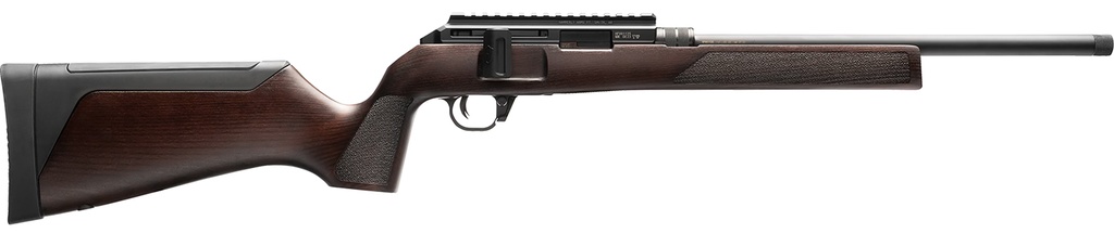 Hammerli Arms 5800100 Force B1  Sports South Exclusive 22 LR 10+1 16.10" Black Threaded Barrel, Black Receiver w/Picatinny Rail, Classic Brown Adjustable Wood Stock
