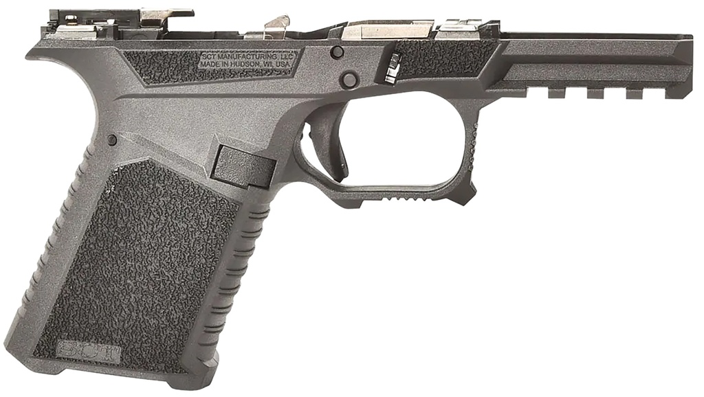 Sct Manufacturing 226000000 Compact  Compatible w/ Gen3 19/23/32 Black Polymer Frame Aggressive Texture Grip