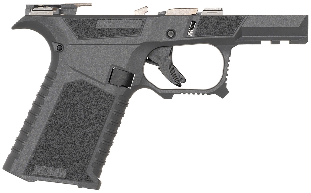 Sct Manufacturing 0226020000IC SCT SC  Compatible w/ Glock 43X/48 Polymer Frame Aggressive Texture Grip