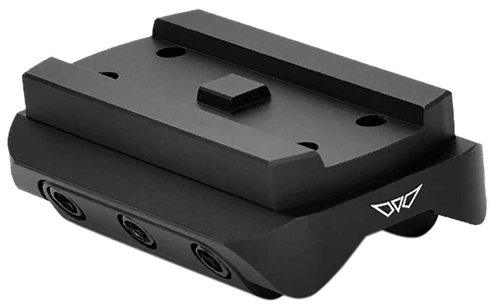 Warne 6111M Mini Red Dot Mount Shotgun Rib Black Anodized Aluminum Fits Holosun/Sig Romeo5/Vortex Crossfire/Aimpoint Micro H1-H2/ Aimpoint T1-T2