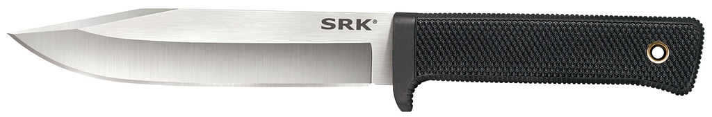 Cold Steel CS38CKE SRK  6" Fixed Clip Point Plain 3-V Steel Blade, 4.75" Black Textured Kray-Ex Handle
