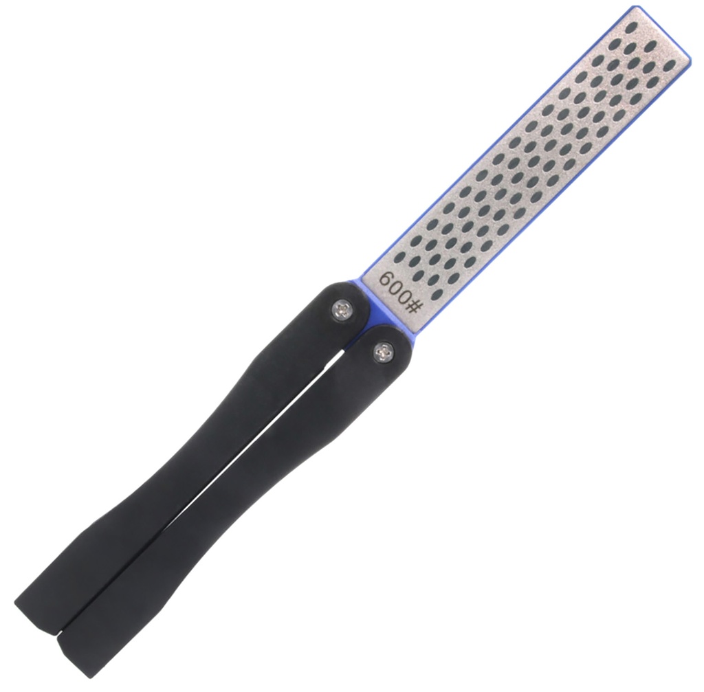 Cold Steel CSKSDSDW Double Sided Knife Sharpener Black Folding Diamond Sharpener Coarse/Fine