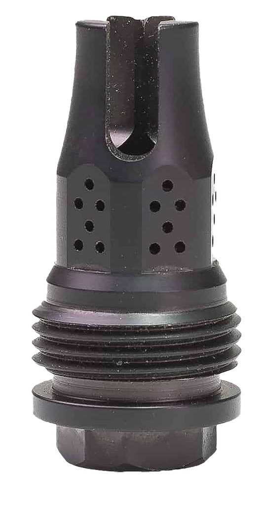 Jk Armament JKMDHDCF24 War Eagle Compensator/Flash Hider 30Cal 5/8"x24 Stainless Steel Nitride Black