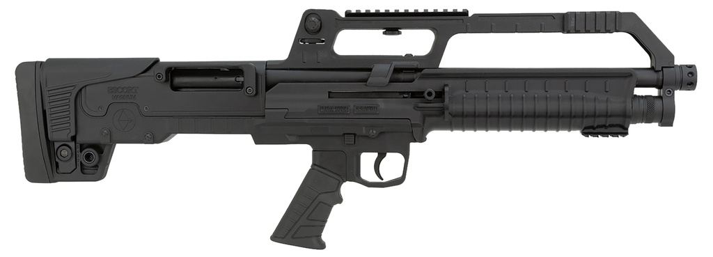 Escort HEBA12180001 BullTac SA 12 Gauge Semi-Auto 3" 5+1 18" Black Stainless Steel Barrel, Black Aluminum/Polymer Receiver w/Picatinny Rail, Black Bullpup Synthetic Stock, Black Grip