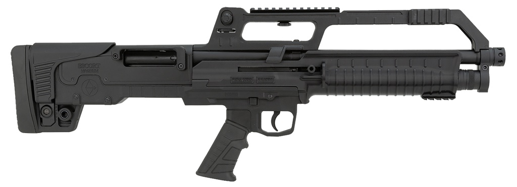 Escort HEBA20180001 BullTac SA 20 Gauge Semi-Auto 3" 5+1 18" Black Stainless Steel Barrel, Black Aluminum/Polymer Receiver w/Picatinny Rail, Black Bullpup Synthetic Stock, Black Grip