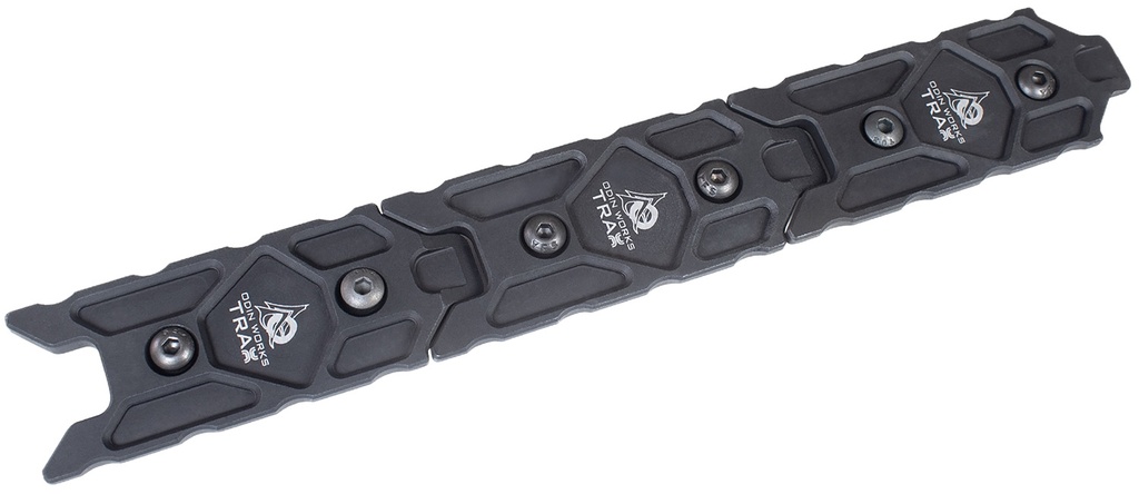 Odin Works PKACCMLARCATRAX M-LOK to Arca Trax Rail  Black Anodized