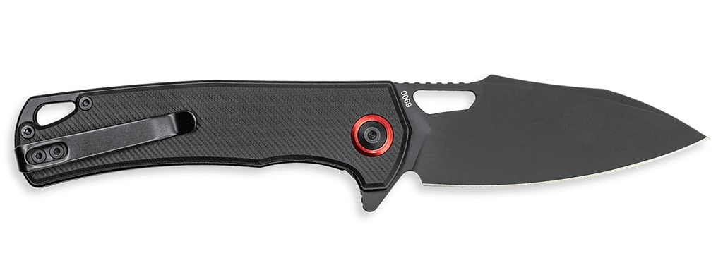 COBRA TEC KNIVES LLC CobraTec Knives CTWOLVERINEGRN Wolverine  3.13" OTF Drop Point Plain Black TiCN D2 Steel Blade, 4.25" Black Textured G10 Handle