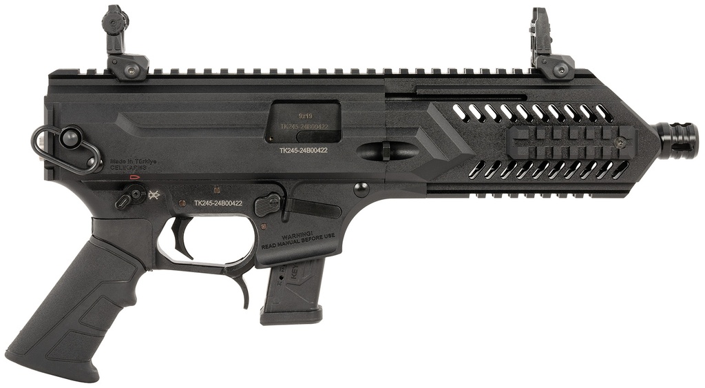 Gforce Arms BLADE8 Blade 8 USA 9mm Luger 15+1 8 Black QPQ Steel Barrel, Black Cerakote Aluminum Picatinny Rail Receiver, Rear Picatinny Rail