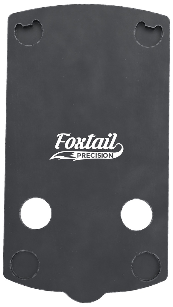 Foxtail Precision 100005 Red Dot Adapter Plate for Optics-Ready Pistol  Black Anodized Glock 43X/48 MOS Springfield Armory OSP