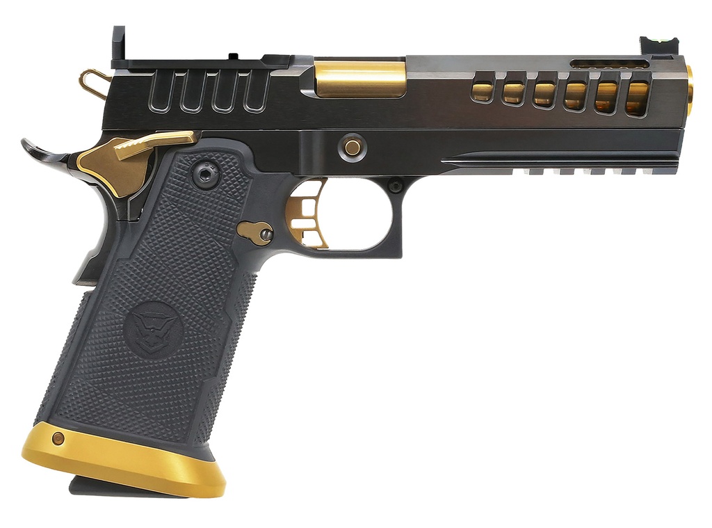 WATCHTOWER FIREARMS WT DEMOLITIA9MM5GLD DEMO 9MM 5 17R/20R BLK/GLD